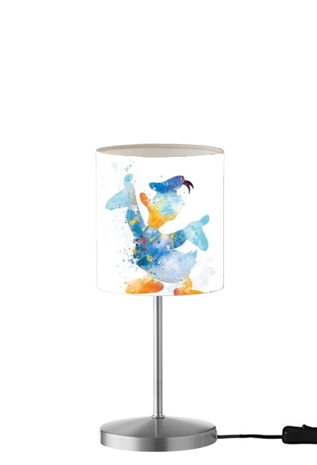 Donald Duck Watercolor Art für Tisch- / Nachttischlampe