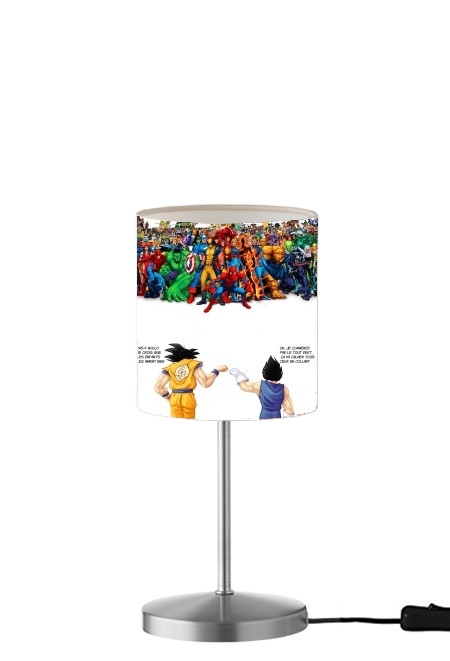 DragonBall x Marvel Combat für Tisch- / Nachttischlampe