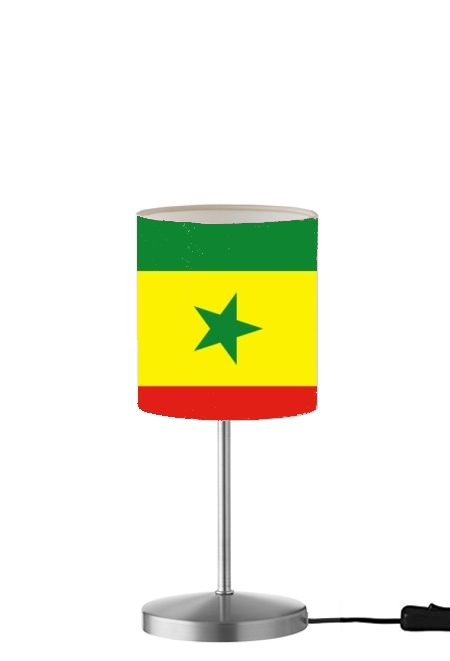 Flagge von Senegal für Tisch- / Nachttischlampe