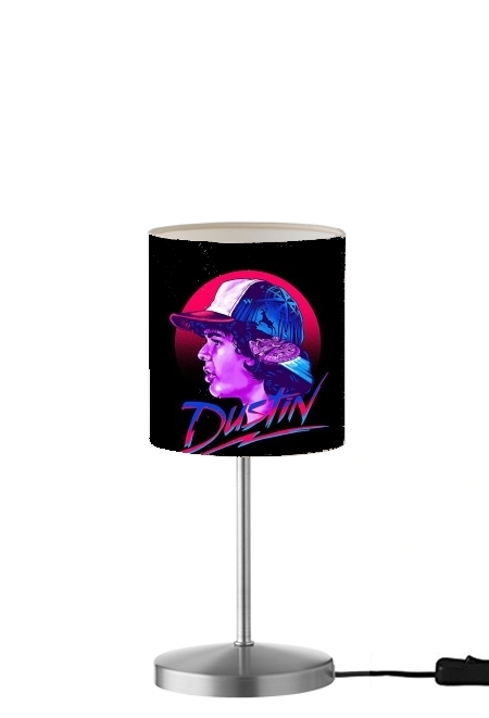 Dustin Stranger Things Pop Art für Tisch- / Nachttischlampe