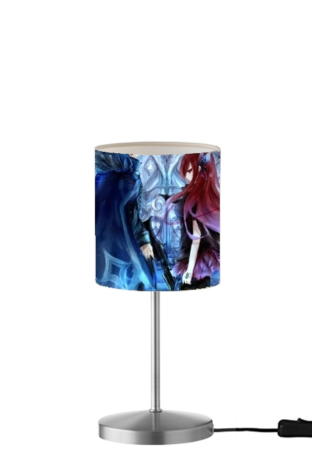 Erza x Jellal für Tisch- / Nachttischlampe