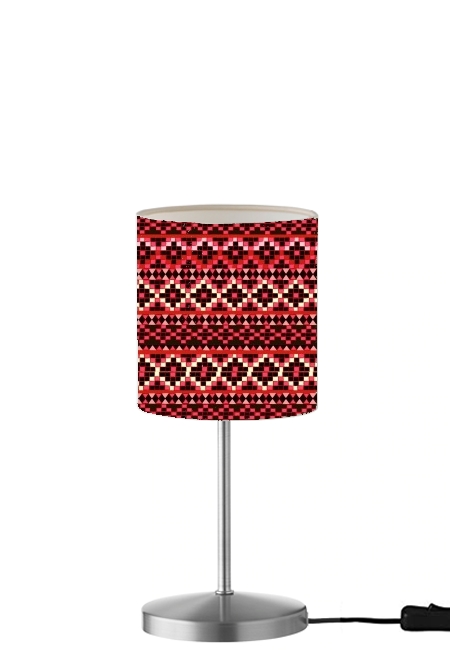 Aztec Pixel für Tisch- / Nachttischlampe