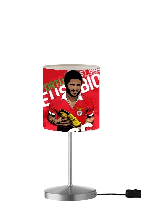 Eusebio Tribute Portugal für Tisch- / Nachttischlampe