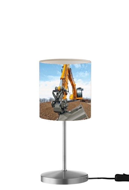 excavator - shovel - digger für Tisch- / Nachttischlampe