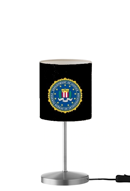 FBI Federal Bureau Of Investigation für Tisch- / Nachttischlampe