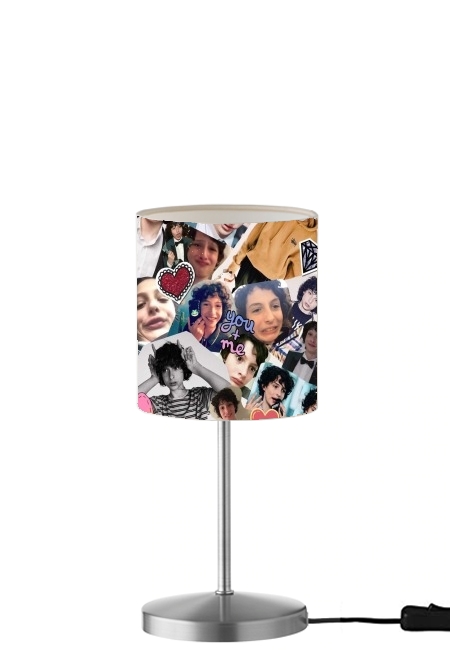 Finn wolfhard fan collage für Tisch- / Nachttischlampe