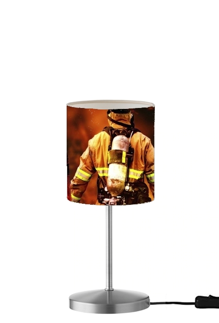 Feuerwehrmann Firefighter für Tisch- / Nachttischlampe