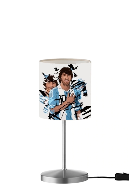 Football Legends: Lionel Messi Argentina für Tisch- / Nachttischlampe