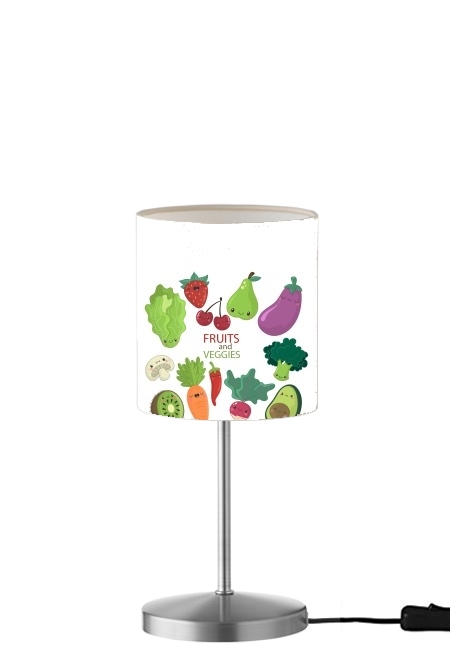 Fruits and veggies für Tisch- / Nachttischlampe