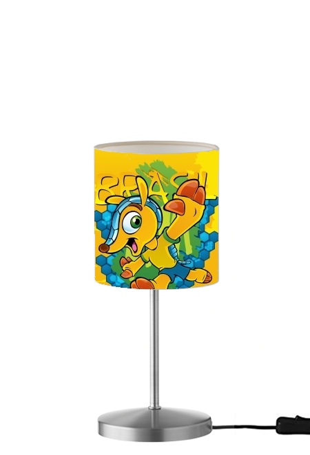 Fuleco Brasil 2014 World Cup 01 für Tisch- / Nachttischlampe