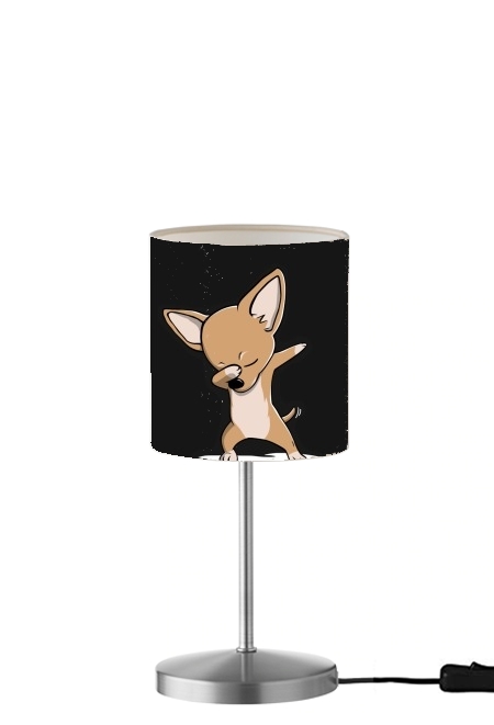 Funny Dabbing Chihuahua für Tisch- / Nachttischlampe