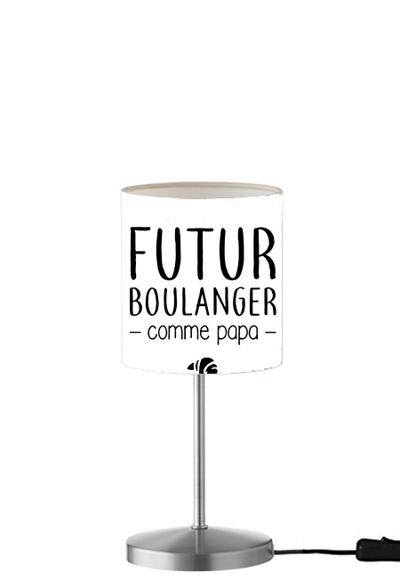 Futur boulanger comme papa für Tisch- / Nachttischlampe