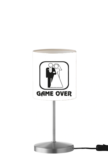 Game OVER Wedding für Tisch- / Nachttischlampe