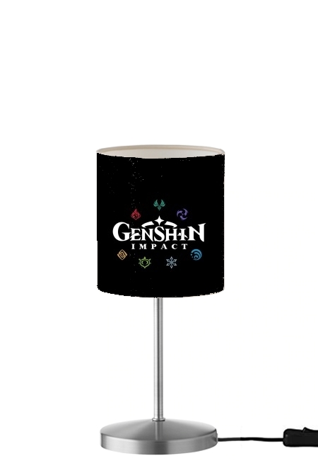 Genshin impact elements für Tisch- / Nachttischlampe