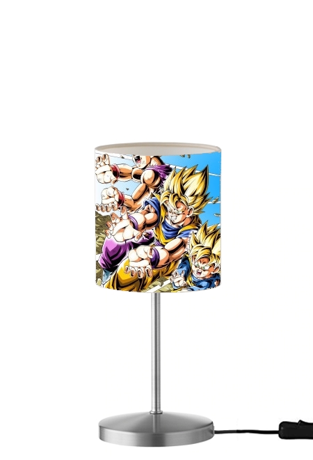 Goku Family für Tisch- / Nachttischlampe