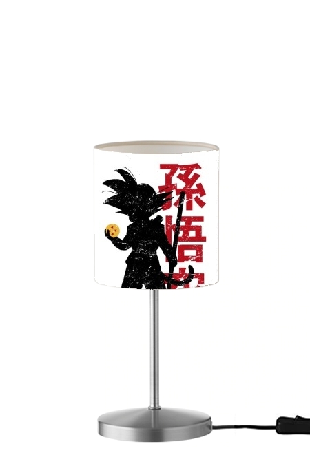 Goku silouette für Tisch- / Nachttischlampe