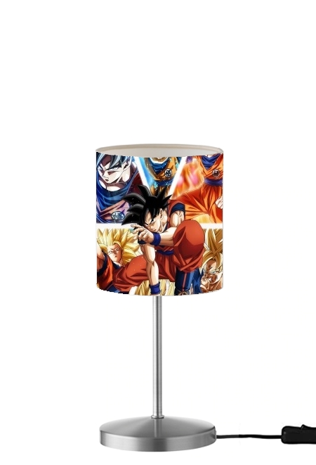 Goku Ultra Instinct für Tisch- / Nachttischlampe