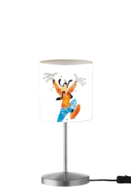 Goofy Art Watercolor für Tisch- / Nachttischlampe