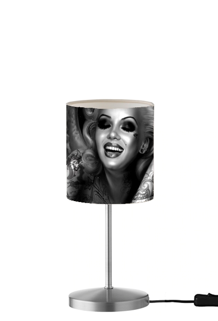 Goth Marilyn für Tisch- / Nachttischlampe