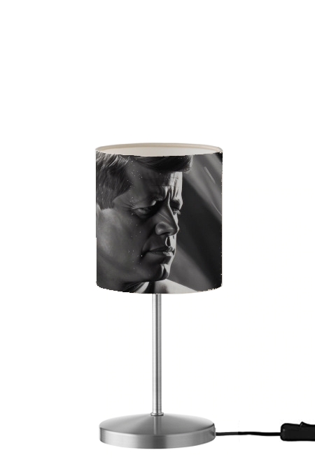 Gray JFK für Tisch- / Nachttischlampe