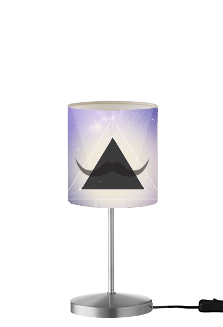 Hipster Triangle Mustache für Tisch- / Nachttischlampe