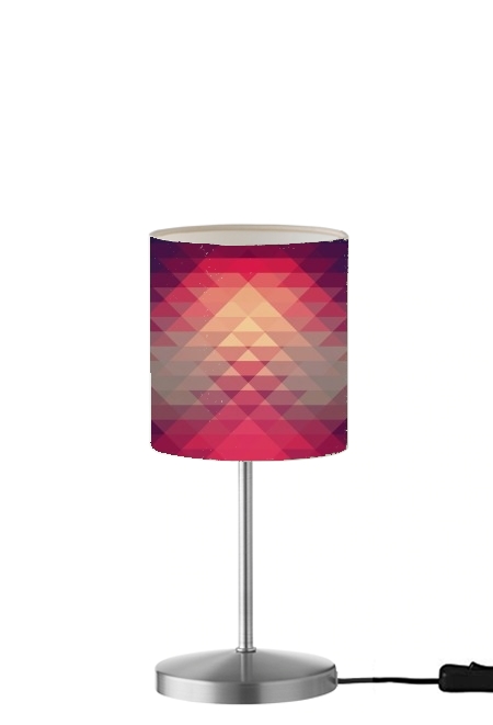 Hipster Triangles für Tisch- / Nachttischlampe