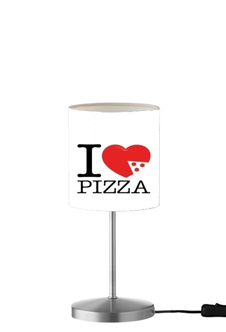 I love Pizza für Tisch- / Nachttischlampe