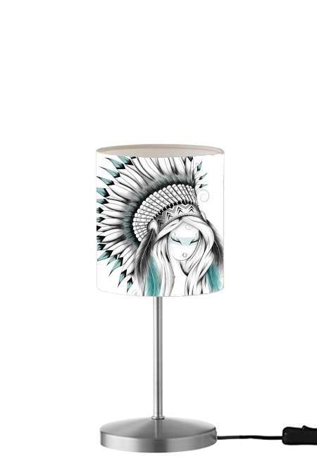 Indian Headdress für Tisch- / Nachttischlampe