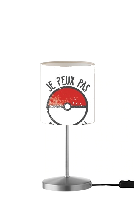 Je peux pas j ai Pokemon für Tisch- / Nachttischlampe