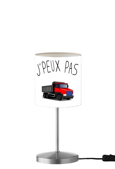 Je peux pas jai camion für Tisch- / Nachttischlampe