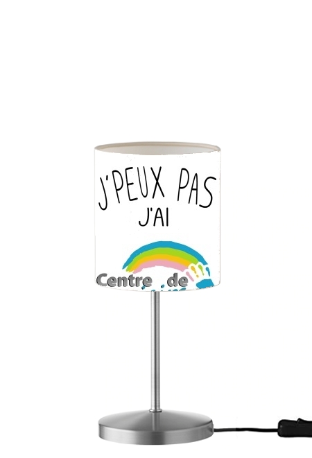 Je peux pas jai centre de loisirs für Tisch- / Nachttischlampe