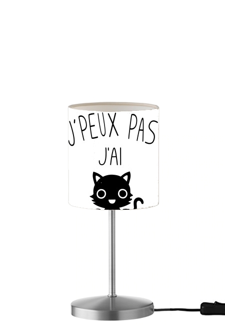 Je peux pas jai chaton für Tisch- / Nachttischlampe