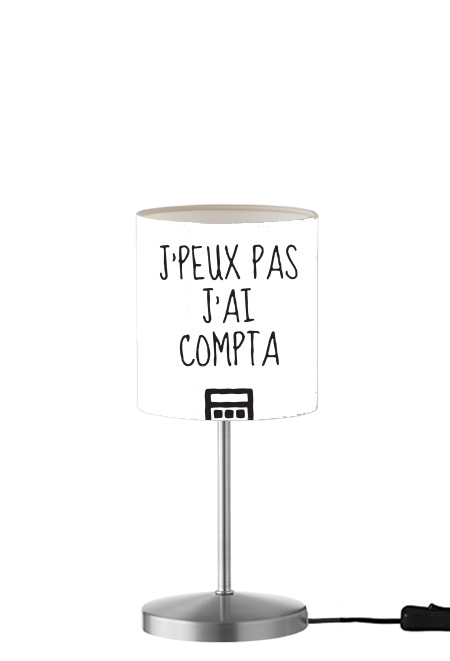 Je peux pas jai compta für Tisch- / Nachttischlampe