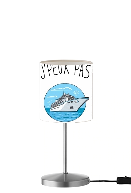 Je peux pas jai croisiere Bateau für Tisch- / Nachttischlampe