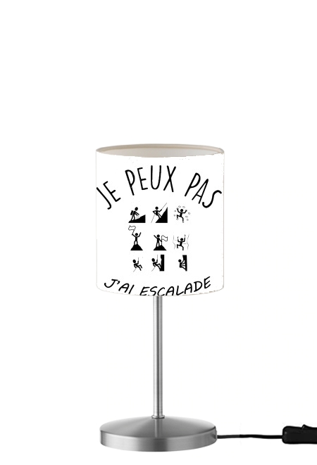 Je peux pas jai escalade für Tisch- / Nachttischlampe