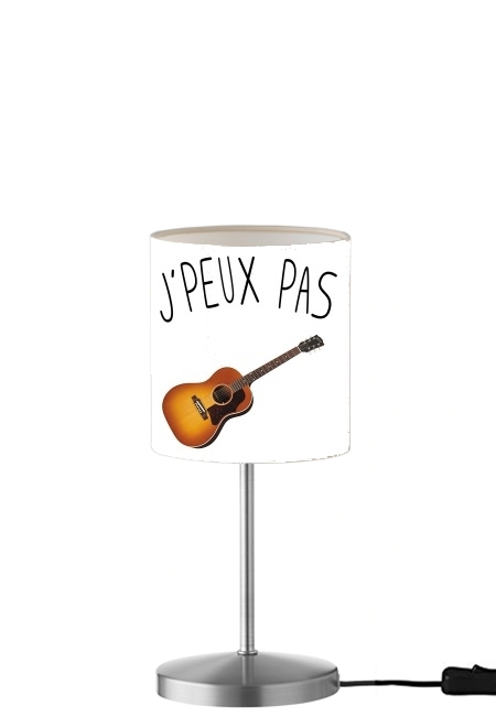 Je peux pas jai guitare für Tisch- / Nachttischlampe