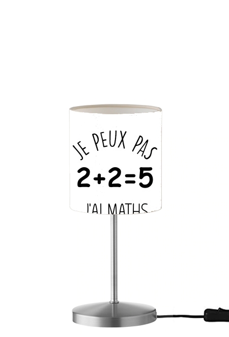 Je peux pas jai maths für Tisch- / Nachttischlampe