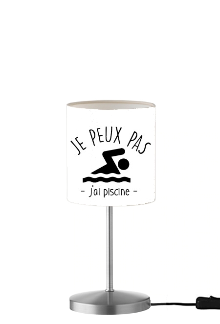 Je peux pas jai piscine für Tisch- / Nachttischlampe