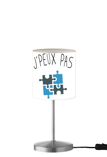 Je peux pas jai Puzzle für Tisch- / Nachttischlampe