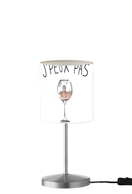 Je peux pas jai rose Vin für Tisch- / Nachttischlampe