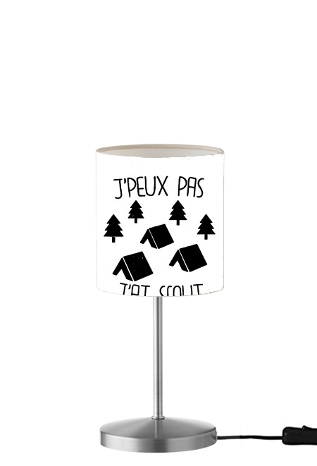 Je peux pas jai scout für Tisch- / Nachttischlampe