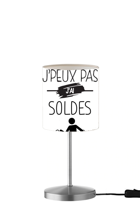 Je peux pas jai soldes für Tisch- / Nachttischlampe