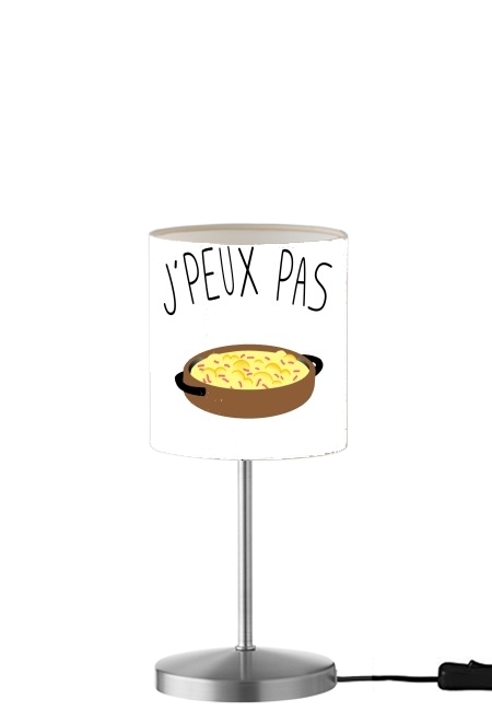 Je peux pas jai tartiflette für Tisch- / Nachttischlampe