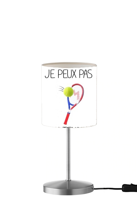 Je peux pas jai tennis für Tisch- / Nachttischlampe