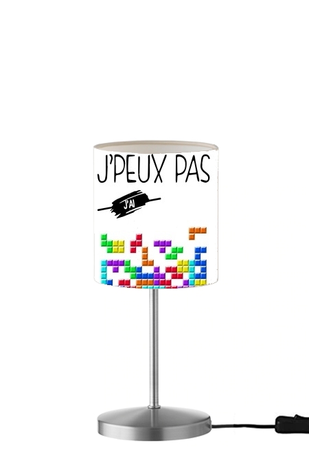 Je peux pas jai tetris für Tisch- / Nachttischlampe