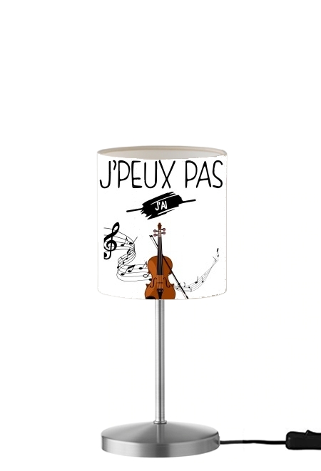 Je peux pas jai violon für Tisch- / Nachttischlampe