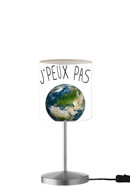 Je peux pas je dois sauver ma planete für Tisch- / Nachttischlampe