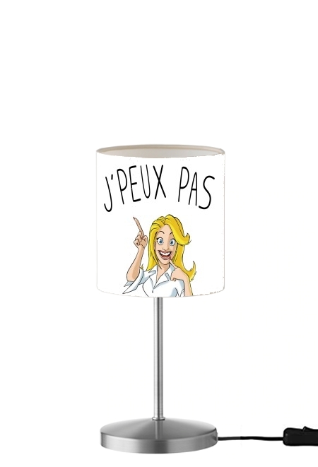 Je peux pas je suis blonde für Tisch- / Nachttischlampe