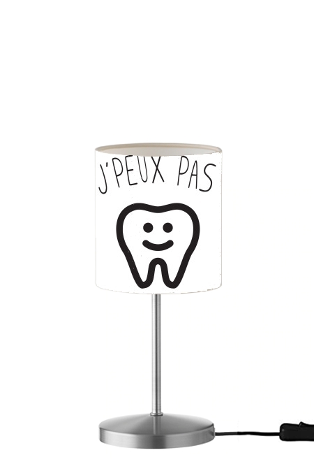 Je peux pas je suis dentiste für Tisch- / Nachttischlampe