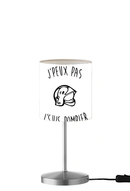 Je peux pas je suis pompier für Tisch- / Nachttischlampe